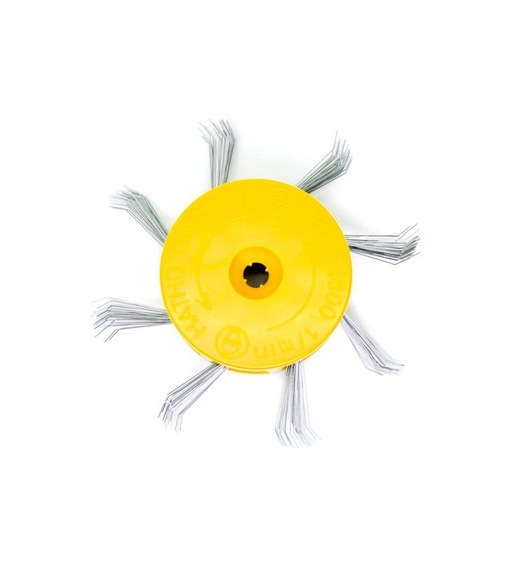 CEPILLO PUAS ACERO 0,45MM. 100MM.DIAM.HATHO CEPILLO PUAS ACERO 0,45MM. 100MM.DIAM.HATHO
