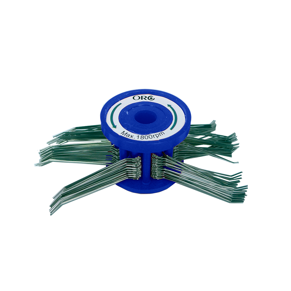 CEPILLO PUAS ACERO CURVADAS 0,30MM. 100MM.DIAM.ORO CEPILLO PUAS ACERO CURVADAS 0,30MM. 100MM.DIAM.ORO