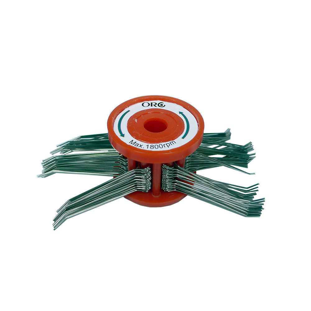 CEPILLO PUAS ACERO CURVADAS 0,60MM. 100MM.DIAM.ORO CEPILLO PUAS ACERO CURVADAS 0,60MM. 100MM.DIAM.ORO