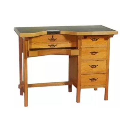 MESA JOYERO MADERA DE HAYA 1 PUESTO CON CAJONES LATERALES                                           